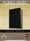 NLT Holy Bible, Giant Print, Black, Indexed - Book
