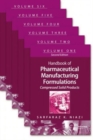 Handbook of Pharmaceutical Manufacturing Formulations - Book