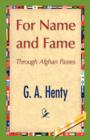 For Name and Fame - Book