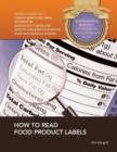 How To Read Food Product Labels - Book