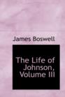 The Life of Johnson, Volume III - Book