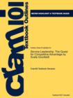 Studyguide for Service Leadership : The Quest for Competitive Advantage by Gronfeldt, Svafa, ISBN 9781412913751 - Book