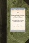 Biographical Register of the Officers - Book