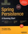 Spring Persistence -- A Running Start - Book