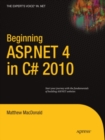 Beginning ASP.NET 4 in C# 2010 - eBook