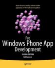 Pro Windows Phone App Development - Book