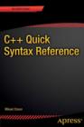 C++ Quick Syntax Reference - eBook