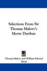 Selections From Sir Thomas Malory's Morte Darthur - Book