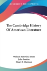 The Cambridge History Of American Literature - Book