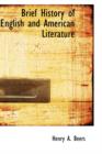 Brief History of English and American Literature - Book
