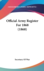 Official Army Register For 1868 (1868) - Book