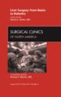 Liver Surgery: From Basics to Robotics, An Issue of Surgical Clinics : Volume 90-4 - Book