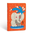 Baby Elephant Mini Lined Hardcover Journal - Book