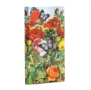 Butterfly Garden Slim Lined Hardcover Journal - Book