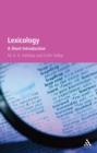 Lexicology : A Short Introduction - eBook