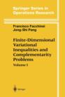 Finite-Dimensional Variational Inequalities and Complementarity Problems - Book