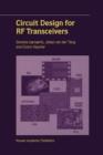 Circuit Design for RF Transceivers - Book