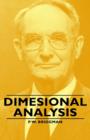 Dimesional Analysis - Book