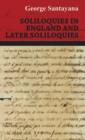 Soliloquies In England And Later Soliloquies - Book