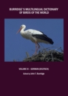 None Burridge's Multilingual Dictionary of Birds of the World : Volume III - German (Deutsch) - eBook