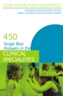 450 Single Best Answers in the Clinical Specialities - eBook