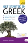 Get Started in Beginner's Greek: Teach Yourself : (Book and audio support) - Book