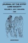 Journal Of The Gypsy Lore Society - Volume II - July 1908-April 1909 - Book