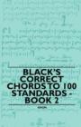 Black's Correct Chords to 100 Standards - Book 2 - Book
