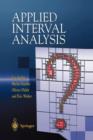 Applied Interval Analysis : With Examples in Parameter and State Estimation, Robust Control and Robotics - Book