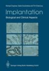 Implantation : Biological and Clinical Aspects - Book