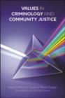 Values in criminology and community justice - eBook