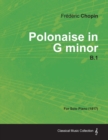 Polonaise in G Minor B.1 - For Solo Piano (1817) - Book