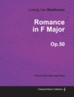 Romance in F Major - A Score for Cello and Piano Op.50 (1798) - Book