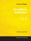 Variations Brillantes Op.12 - For Solo Piano - Book