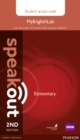 Speakout Elementary 2nd Edition MyEnglishLab Student Access Card (Standalone) - Book