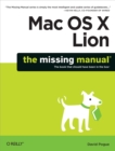 Mac OS X Lion: The Missing Manual - eBook