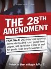 The 28Th Amendment : Who Is the Village Idiot? - eBook