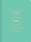 One Line a Day 2020 12-Month Planner - Book