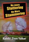 No More Stuttering - No More Stammering - Book