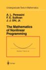 The Mathematics of Nonlinear Programming - Book