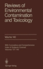 Reviews of Environmental Contamination and Toxicology - Book