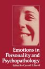 Emotions in Personality and Psychopathology - Book