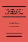 Elliptic Curve Public Key Cryptosystems - Book