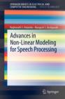 Advances in Non-Linear Modeling for Speech Processing - Book