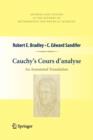 Cauchy's Cours d'analyse : An Annotated Translation - Book