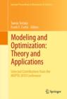 Modeling and Optimization: Theory and Applications : Selected Contributions from the MOPTA 2010 Conference - eBook