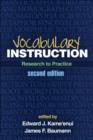 Vocabulary Instruction : Research to Practice - Book