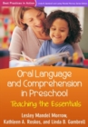 Oral Language and Comprehension in Preschool : Teaching the Essentials - Book