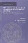 It's better to hear the rebuke of the wise than the song of fools (Qoh 7:5) : Proceedings of the Midrash Section, Society of Biblical Literature, Volume 6 - Book