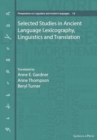 Lexicography, Translation, and Text-Critical Matters in Hebrew, Greek, and Syriac - Book